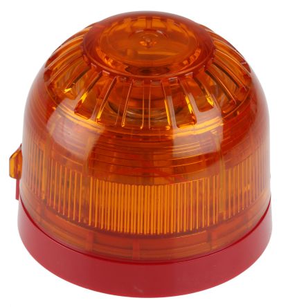 Klaxon Sonos LED Dauer-Licht Alarm-Leuchtmelder Orange, 17 → 60 Vdc