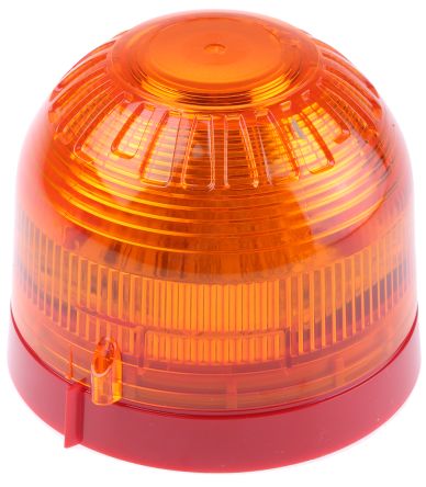 Klaxon Indicador Luminoso Serie Sonos, Efecto Intermitente, LED, Ámbar, Alim. 17 → 60 V Cc