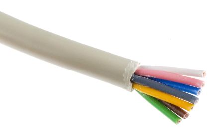 Lapp Cable De Datos LiYY UNITRONIC LiYY De 7 Conductores, 0.5 Mm², 20 AWG, Long. 100m, Ø Ext. 6.9mm, Funda De PVC Gris