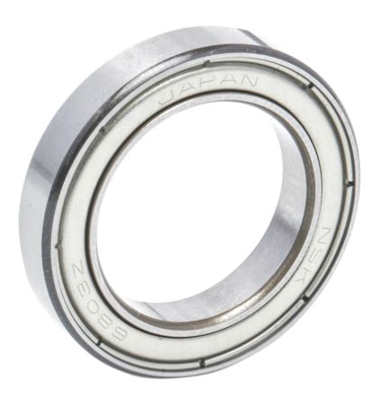 NSK 6803ZZ Single Row Deep Groove Ball Bearing- Both Sides Shielded End Type, 17mm I.D, 26mm O.D