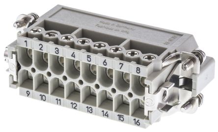 HARTING Connector Set, 16 Way, 16A, Male, Han A, 250 V