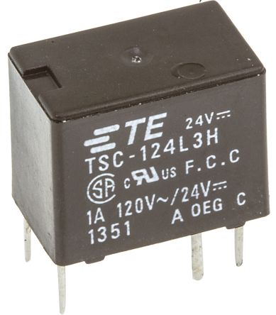 TE Connectivity Relais De Signal TSC 24V C.c., 2 RT, Montage Sur CI
