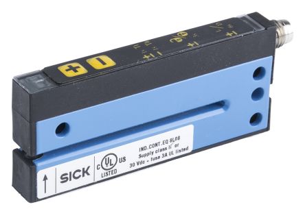 Sick WF Optischer Sensor, Durchgangsstrahl, Bereich 2 Mm, PNP Ausgang, 4-poliger M8-Steckverbinder