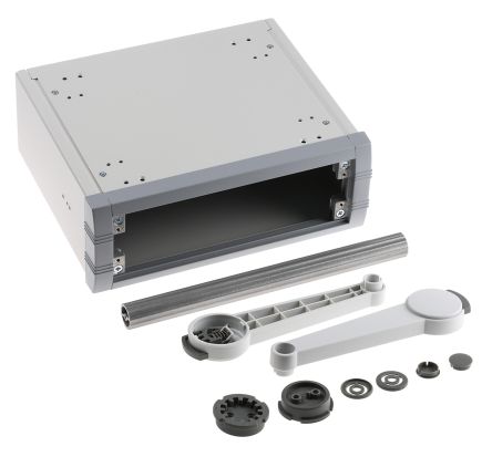 METCASE 仪器箱, Unimet系列, 铝制, 190 x 230 x 85mm, IP40