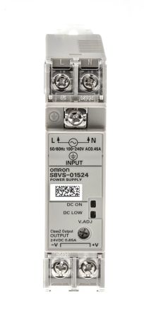 Omron S8VS Switch-Mode DIN-Schienen Netzteil 15W, 85 → 264V Ac, 24V Dc / 650mA