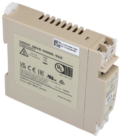 Omron S8VS Switched Mode DIN Rail Power Supply, 85 → 264V ac ac Input, 5V dc dc Output, 4A Output, 20W