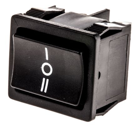 DPDT TE Connectivity Double Pole Double Throw On-Off-On Rocker Switch Panel