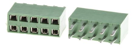 TE Connectivity Connecteur Femelle Pour CI, 10 Contacts, 2 Rangées, 2.54mm, Traversant, Droit