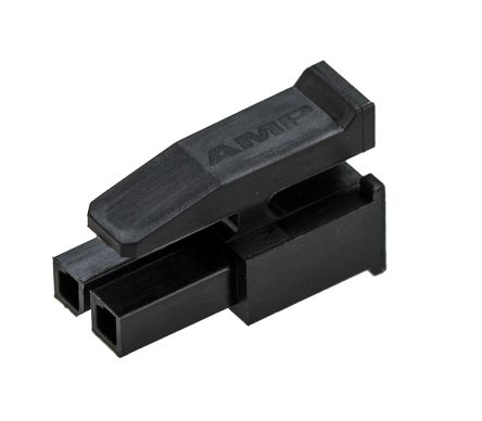 TE Connectivity Micro MATE-N-LOK Steckverbindergehäuse Buchse 3mm, 2-polig / 1-reihig Gerade Für Softshell-Stift Auf