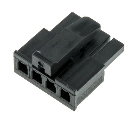 TE Connectivity Micro MATE-N-LOK Steckverbindergehäuse Buchse 3mm, 4-polig / 1-reihig Gerade, Kabelmontage Für