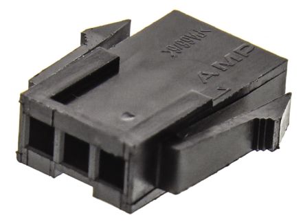 TE Connectivity Micro MATE-N-LOK Steckverbindergehäuse Stecker 3mm, 3-polig / 1-reihig Gerade Für Softshell-Stift Auf