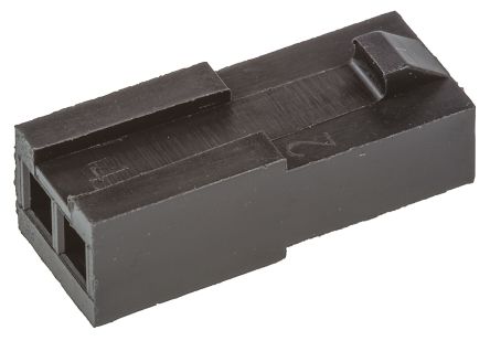 TE Connectivity Micro MATE-N-LOK Steckverbindergehäuse Stecker 3mm, 2-polig / 1-reihig Gerade Für Softshell-Stift Auf