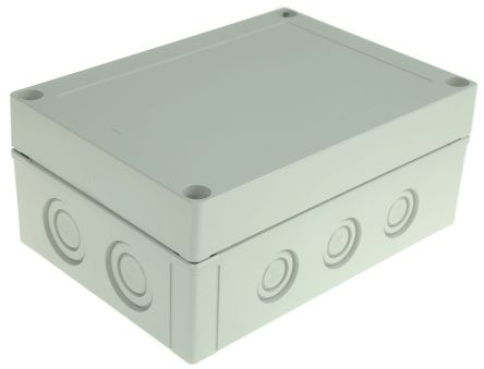 Fibox Polycarbonat Gehäuse Grau Außenmaß 180 X 130 X 75mm IP66, IP67