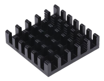 Fischer Elektronik Kühlkörper Für Universelle Quadratische Alu 22.5 → 6.5K/W, 23mm X 23mm X 6mm, Klebmontage