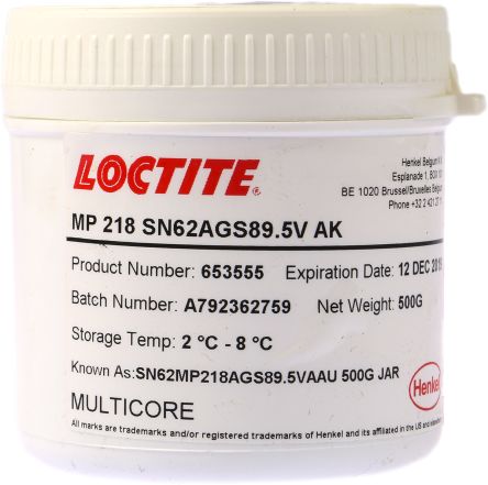 Multicore Loctite MP218 Lötpaste, Dose 500g