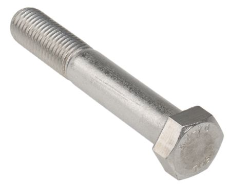 Din 931 Rs Pro Plain Stainless Steel Hex Bolt M16 X 100mm 508 1256 Rs Components
