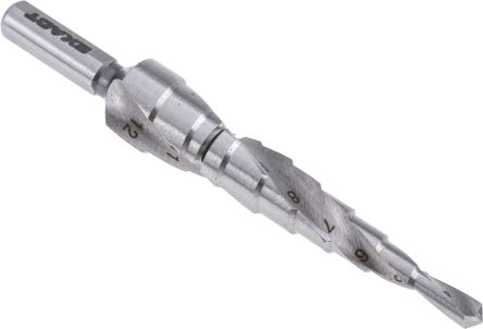 EXACT HSS Stufenbohrer, 4mm → 12mm