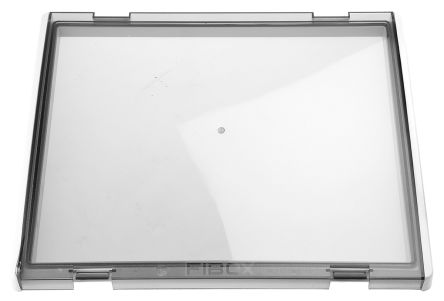 Fibox Sichtfenster 331mm X 22mm X 277mm, Polycarbonat, Grau