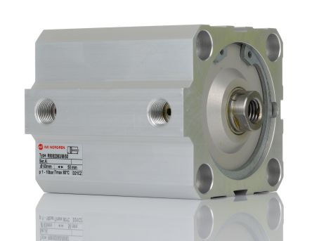 Norgren RM/92000/M, G 1/4 Pneumatik-Kompaktzylinder Doppeltwirkend, Bohrung Ø 63mm / Hub 50mm, Bis 10bar