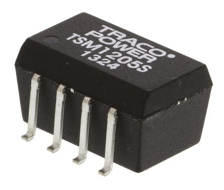 TRACOPOWER TSM DC/DC-Wandler 1W 12 V Dc IN, 5V Dc OUT / 200mA 1kV Dc Isoliert