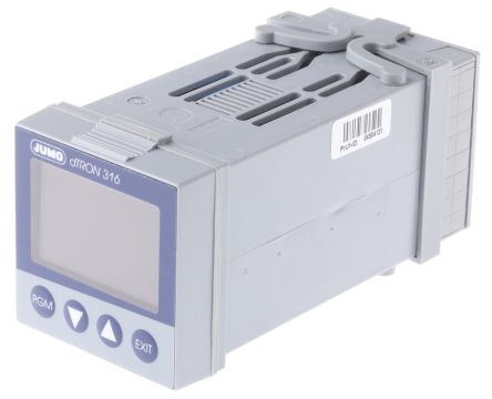 Jumo DTRON PID Temperaturregler, 4 X Logik, Relais Ausgang/ Universal Eingang, 110 →240 V Ac, 48 X 48mm