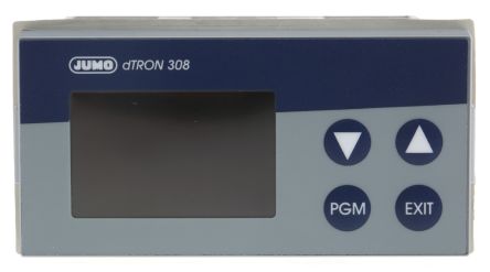 Jumo Controlador De Temperatura PID Serie DTRON, 96 X 48 (1/8 DIN)mm, 110 → 240 V Ac, 4 Salidas Lógica, Relé