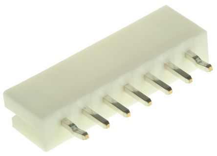JST EH Leiterplatten-Stiftleiste Gerade, 7-polig / 1-reihig, Raster 2.5mm, Kabel-Platine, Lötanschluss-Anschluss, 3.0A,