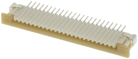 Molex, SMD FPC-Steckverbinder, Buchse, 24-polig / 1-reihig, Raster 1mm Lötanschluss