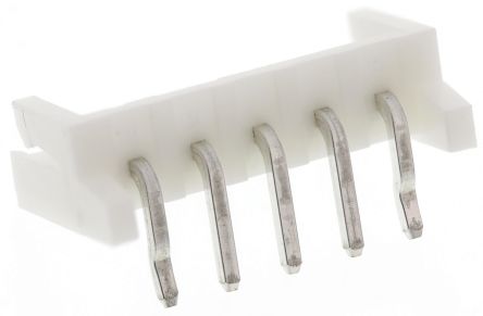 JST EH Leiterplatten-Stiftleiste Gewinkelt, 5-polig / 1-reihig, Raster 2.5mm, Kabel-Platine, Lötanschluss-Anschluss,