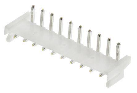 JST EH Leiterplatten-Stiftleiste Gewinkelt, 10-polig / 1-reihig, Raster 2.5mm, Kabel-Platine, Lötanschluss-Anschluss,