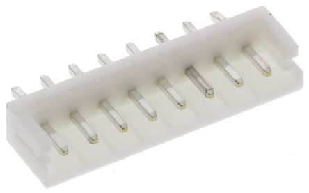 JST EH Leiterplatten-Stiftleiste Gerade, 8-polig / 1-reihig, Raster 2.5mm, Kabel-Platine, Lötanschluss-Anschluss, 3.0A,