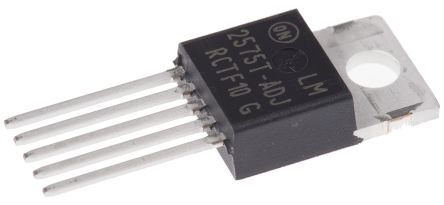 Onsemi, LM2575T-ADJG Step-Down Switching Regulator, 1-Channel 1A Adjustable 5-Pin, TO-220