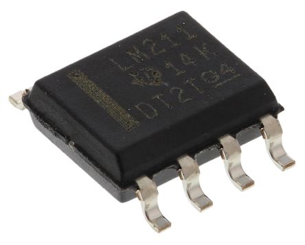 Texas Instruments Komparator LM211D, Open Collector/Emitter 0.165μs 1-Kanal SOIC 8-Pin 5 → 28 V