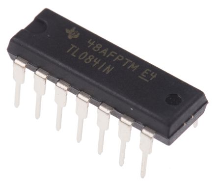 Texas Instruments TL084IN, Op Amp, 3MHz, 14-Pin PDIP