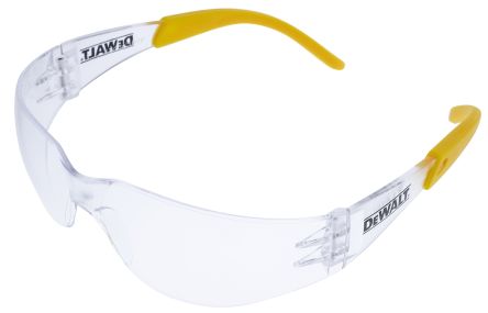 DeWALT PROTECTOR Schutzbrille Linse Klar, Kratzfest Mit UV-Schutz