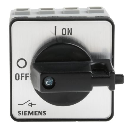 Siemens 3LD2022 Trennschalter 3-polig 16A Tafelmontage Schwarz IP 65 7,5kW 690V Ac 3-phasig SENTRON