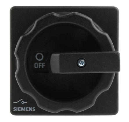 Siemens Trennschalter 3-polig 25A Tafelmontage Schwarz IP 65 9,5kW 690V Ac 3-phasig