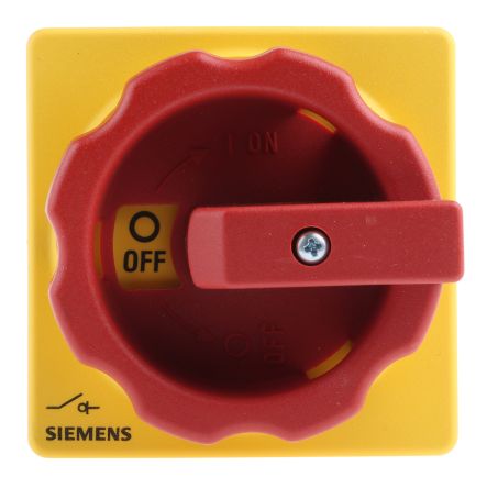 Siemens 3LD Trennschalter 3-polig 25A Tafelmontage Rot IP 65 9,5kW 690V Ac 3-phasig SENTRON