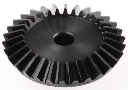RS PRO Stahl Winkelgetriebe Zahnrad, Fase, 2:1 Modul 2, 30 Zähne, Bohrung 10mm