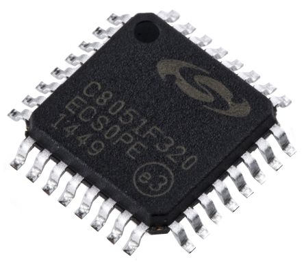 Silicon Labs Mikrocontroller C8051F 8051 8bit SMD 16 KB LQFP 32-Pin 25MHz 2304 KB RAM USB