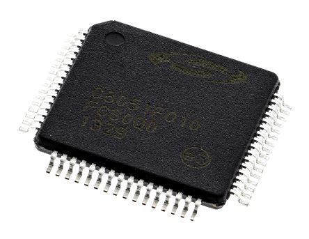 Silicon Labs Mikrocontroller C8051F 8051 8bit SMD 32 KB TQFP 64-Pin 20MHz 256 B RAM