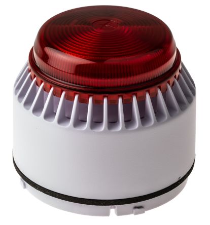 Eaton Fulleon Xenon Blitz-Licht Alarm-Leuchtmelder Rot / 101dB, 18 → 28 V Dc