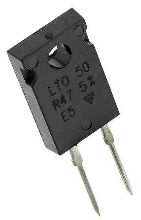 Vishay 470mΩ Thick Film Resistor 50W ±5% LTO050FR4700JTE3