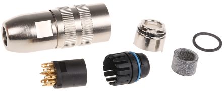 Lumberg Connecteur DIN, 8 Contacts, Femelle, Montage Sur Câble, A Souder