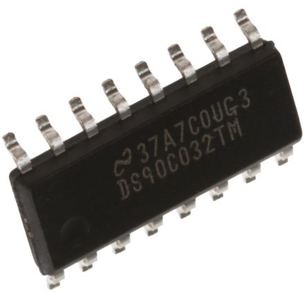 Texas Instruments LVDS-Receiver Quad TTL, 155Mbit/s SMD 4 Elem./Chip, SOIC 16-Pin