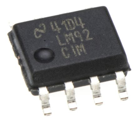 Texas Instruments Capteur De Température, -55 à +150 °C., SOIC 8-pin