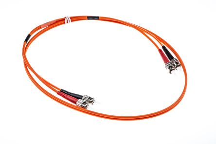 RS PRO LWL-Kabel 1m Multi Mode Orange ST ST 50/125μm