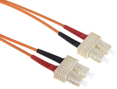 RS PRO Câble Fibre Optique 1m Avec Connecteur / SC, Multi-mode