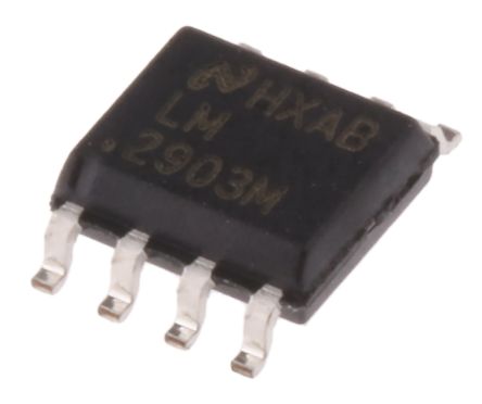 Texas Instruments Komparator LM2903M/NOPB, Open Collector 1.5μs 2-Kanal SOIC 8-Pin 3 → 28 V