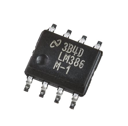Texas Instruments Klasse A-B Audio Verstärker Audio-Leistungsverstärker 1-Kanal Mono SOIC 0.32W 8-Pin +70 °C